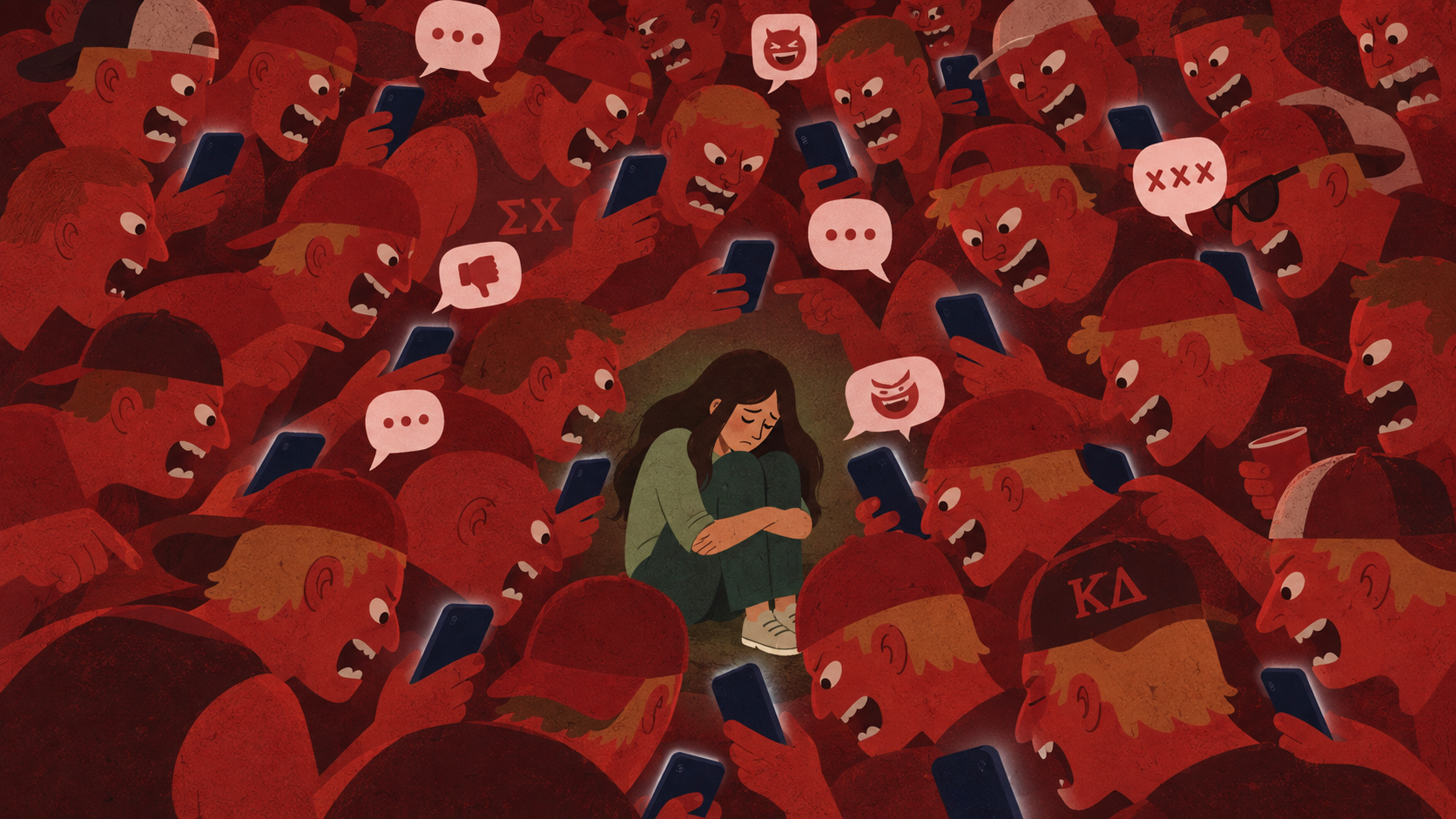 Woman gang raped on camera, a US wide rape and misogyny network attacked her and other victims