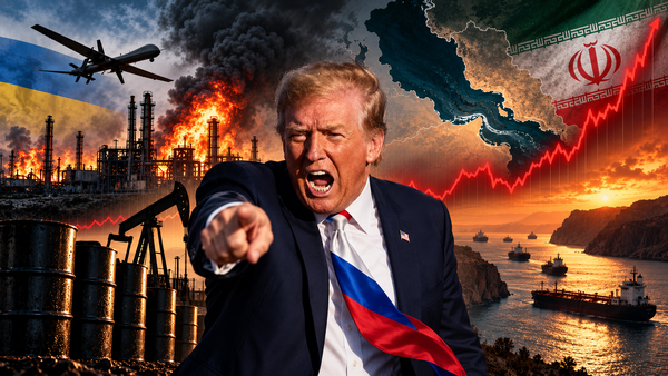 Oil prices fell during Ukraine's Russian refinery strikes and surged after Trump's illegal war on Iran