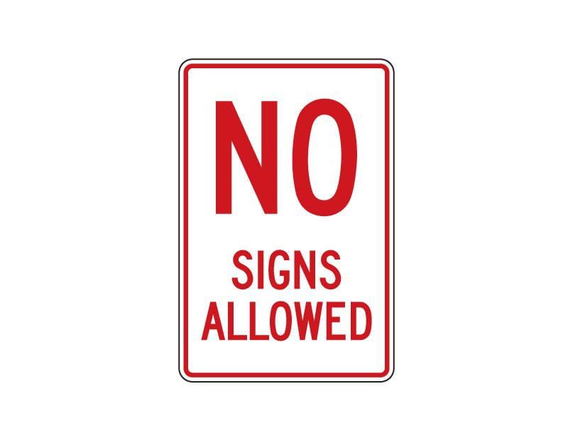 Proposed New Local Sign Ordinance: A Solution in Search of a Problem?