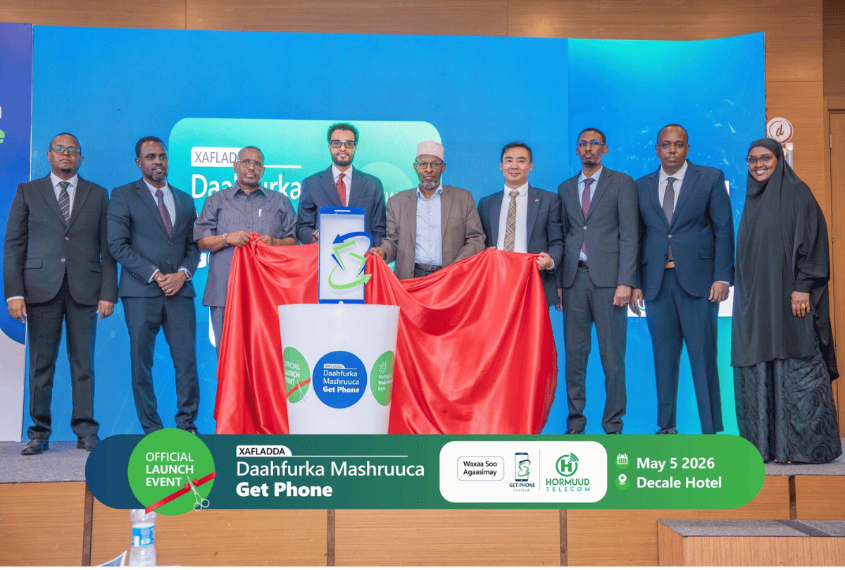 Official launch event of the partnership with Get Phone. Source: Hormuud Telecom