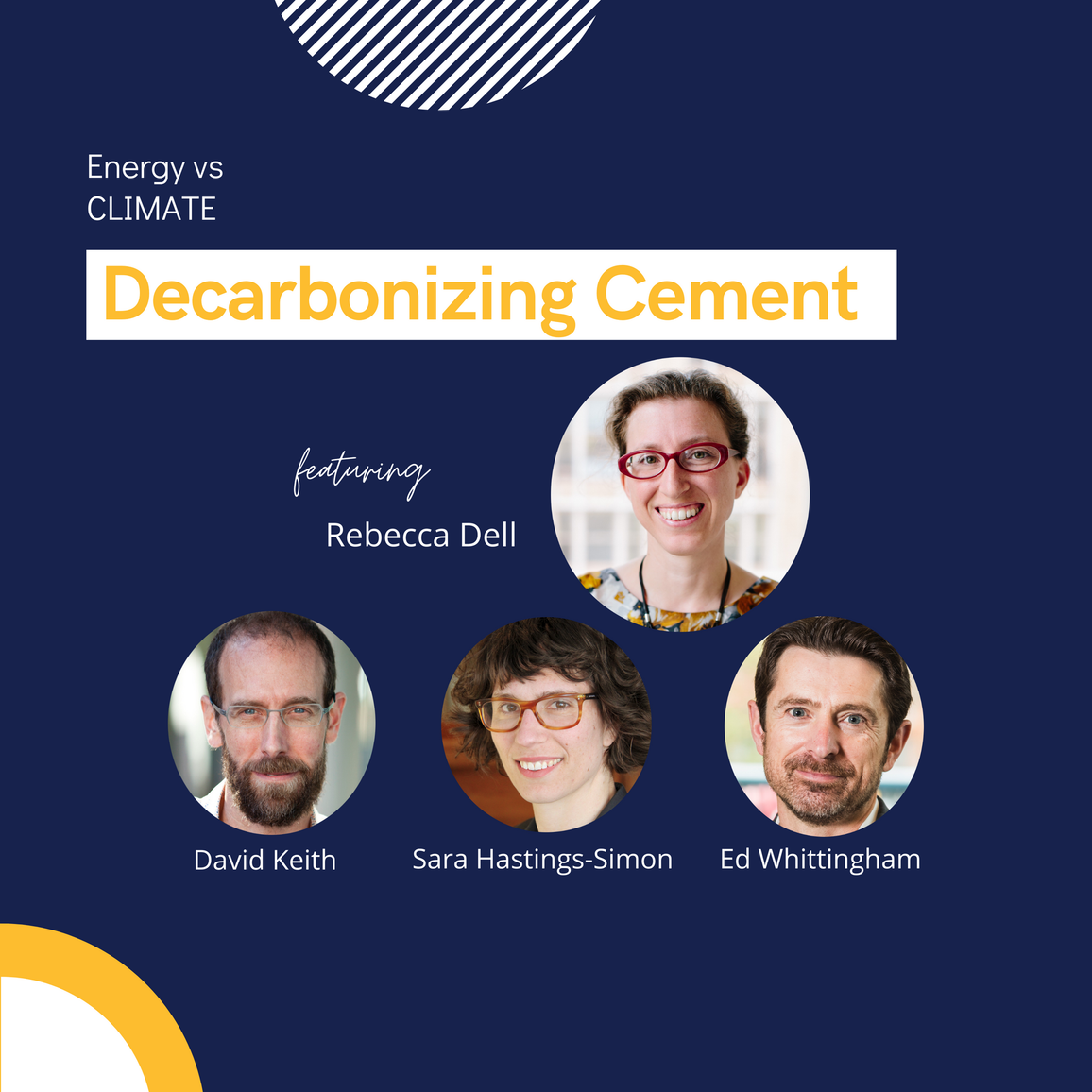 Decarbonizing Cement