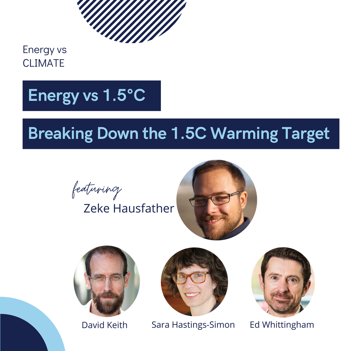 Energy vs 1.5°C - Breaking Down the 1.5C Warming Target