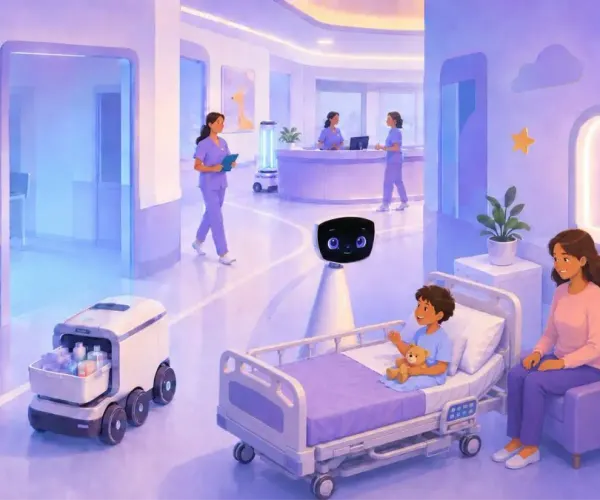 Types of hospital robots: uses and real healthcare applications