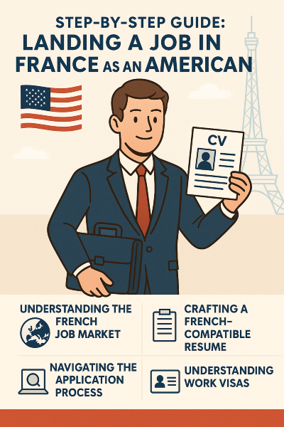 How to Land a Job in France as an American (Step-by-Step)