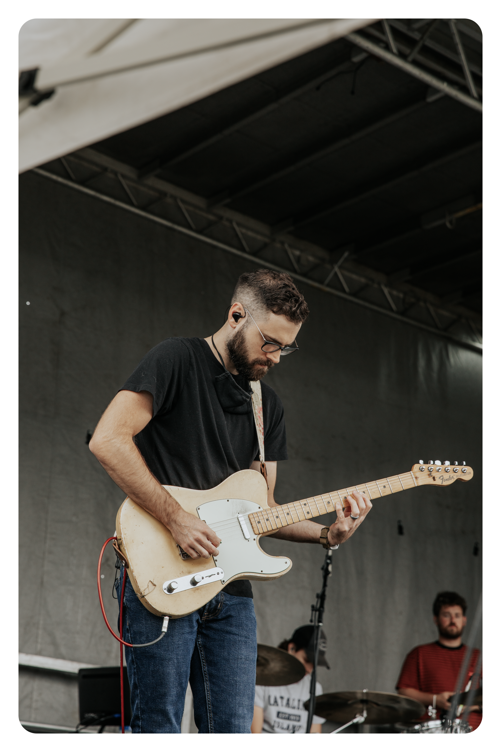 A guy playing at 1969 Fender Telecaster