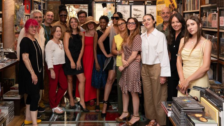 Jamaica Fashion Council showcases Jamaica Fashion Week at historic Libreria Bocca in Italy in association with A Coded World