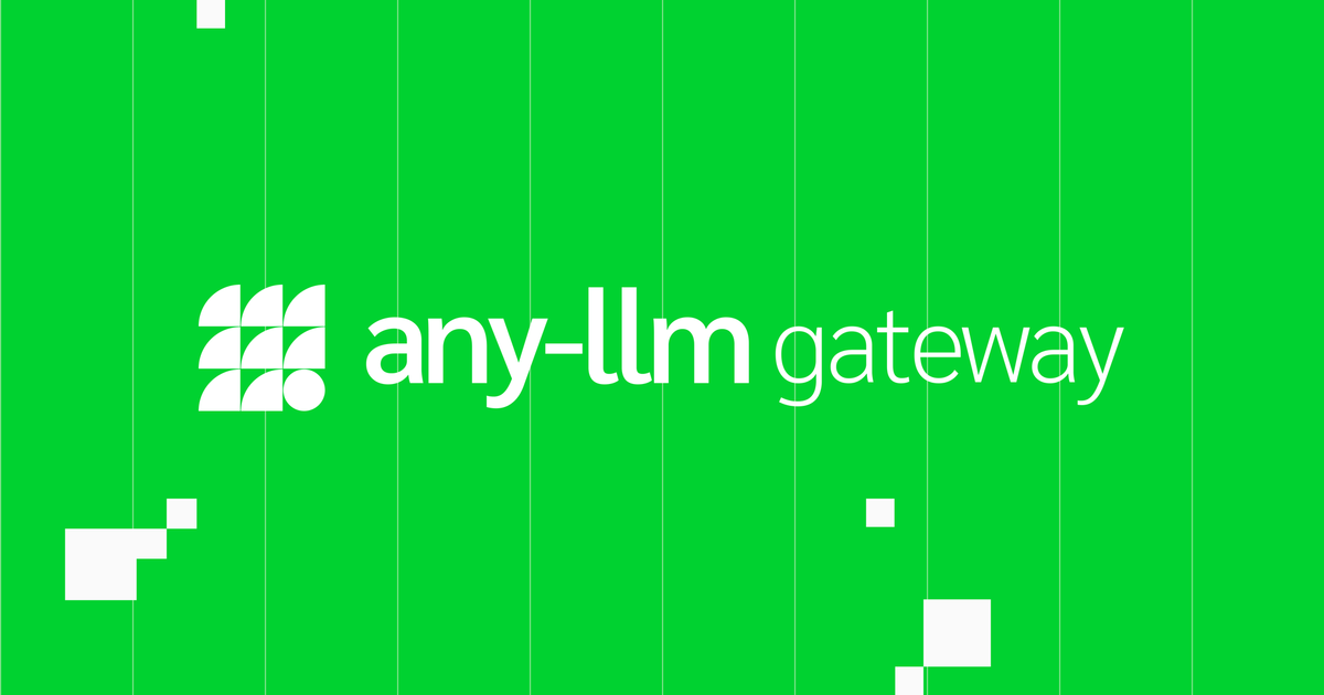 Control LLM Spend and Access with any-llm-gateway