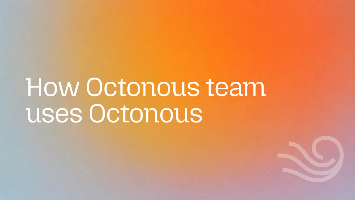 Using Octonous as a Product Operations Manager