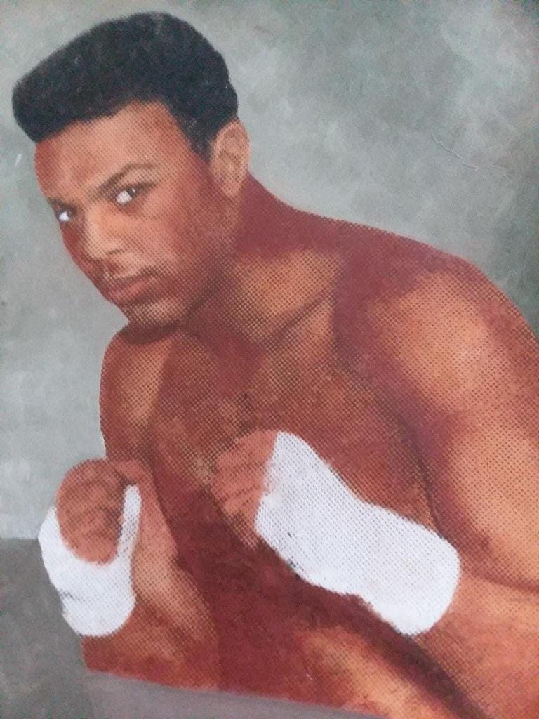 Clarence Ezekiel Block in fighting stance.