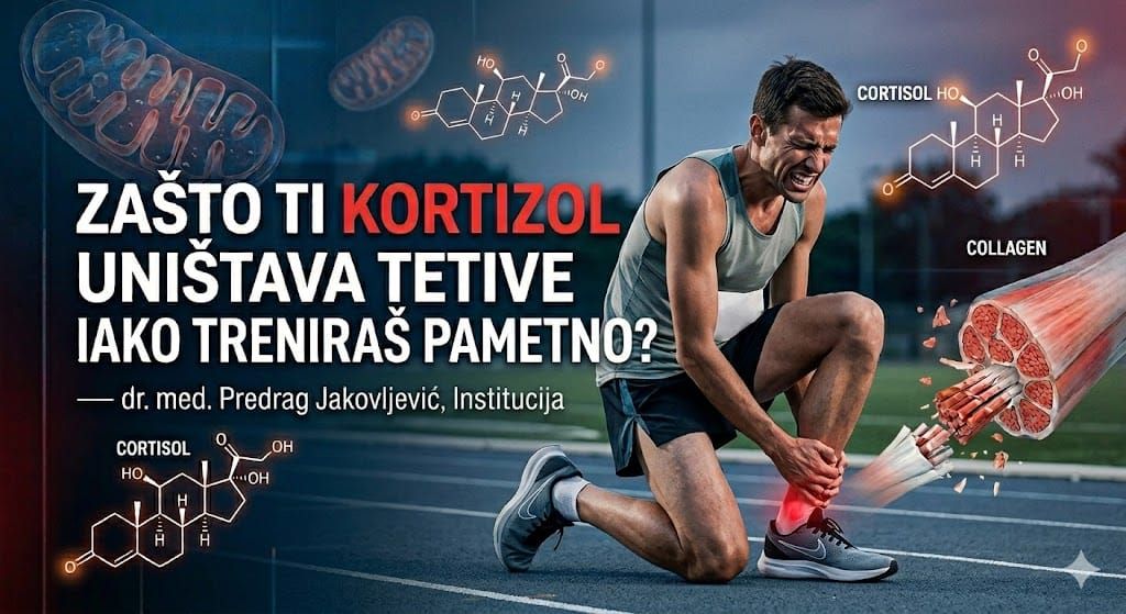 🧬 ZAŠTO TI KORTIZOL UNIŠTAVA TETIVE IAKO TRENIRAŠ PAMETNO I JEDEŠ ZDRAVO?