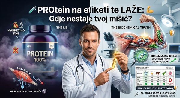 🛡️ Protein na etiketi te LAŽE: Gdje nestaje tvoj mišić?
