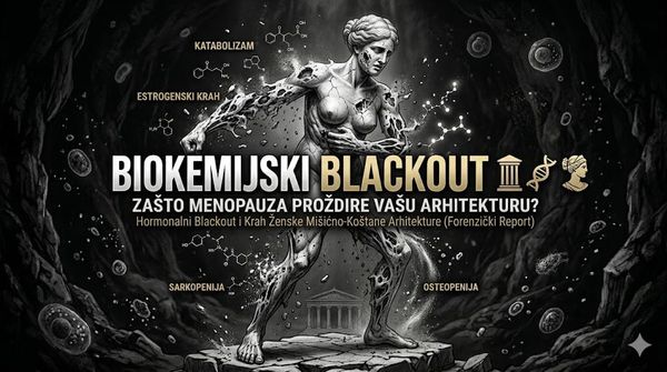 BIOKEMIJSKI KANIBALIZAM: Sarkopenija, menopauza i krah koštano-mišićne arhitekture (Forenzički Report)