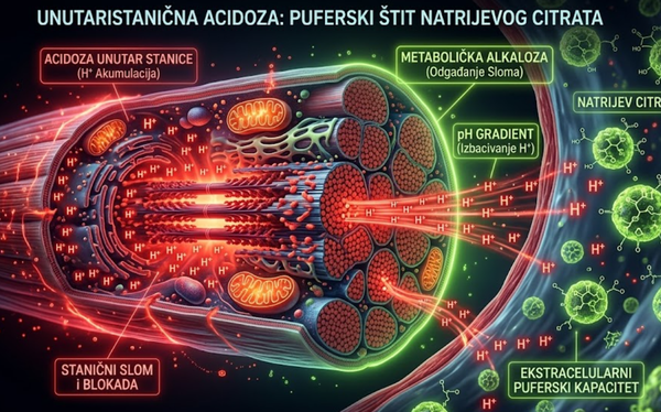 Kako spriječiti naglo "betoniranje" mišića i prevariti umor u zadnjoj trećini napora: Natrijev citrat kao puferski štit i strategija hiperhidratacije