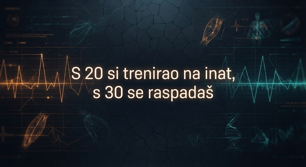 S 20 si trenirao na inat, s 30 se raspadaš: Zašto ti biokemija više ne oprašta gluposti