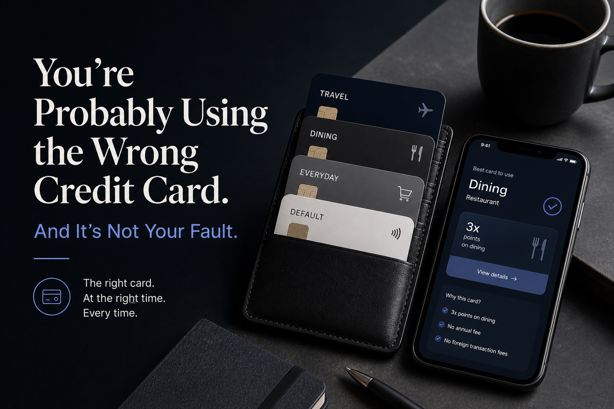 You’re Probably Using the Wrong Credit Card — And It’s Not Your Fault