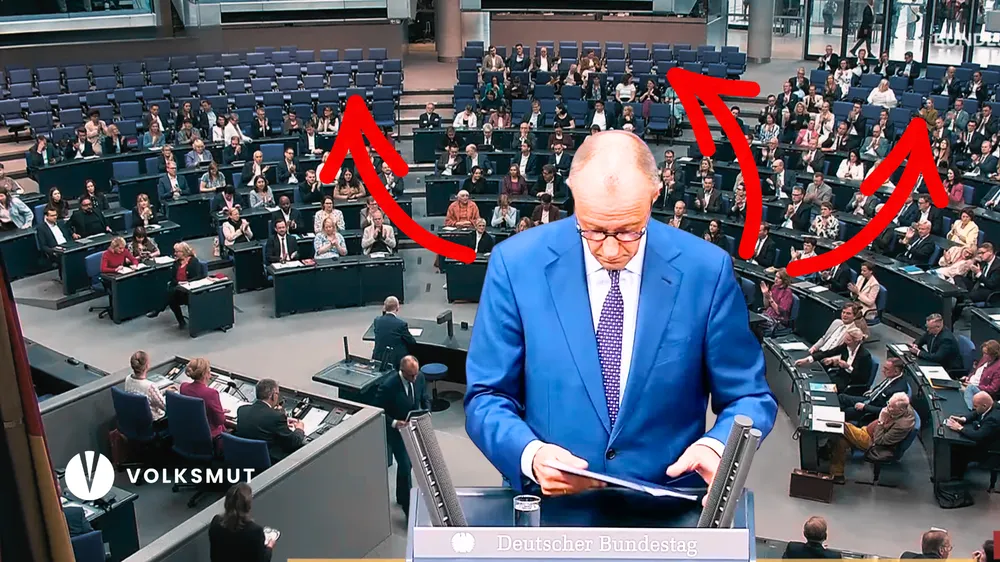 Stille Post im Bundestag: Abgeordnete schon im Urlaub – während Merz Regierungserklärung!