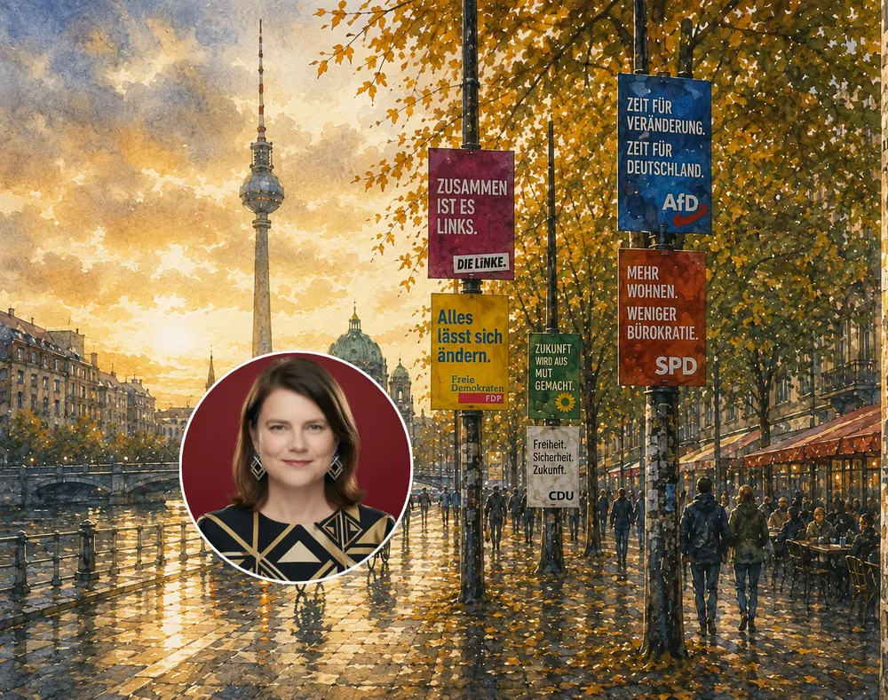 Hilfe, die Wahlplakate hängen.