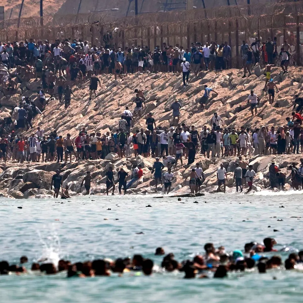 Geheimdienst-Spur: Ceuta-Ansturm kommt aus Marokko – nicht aus Israel