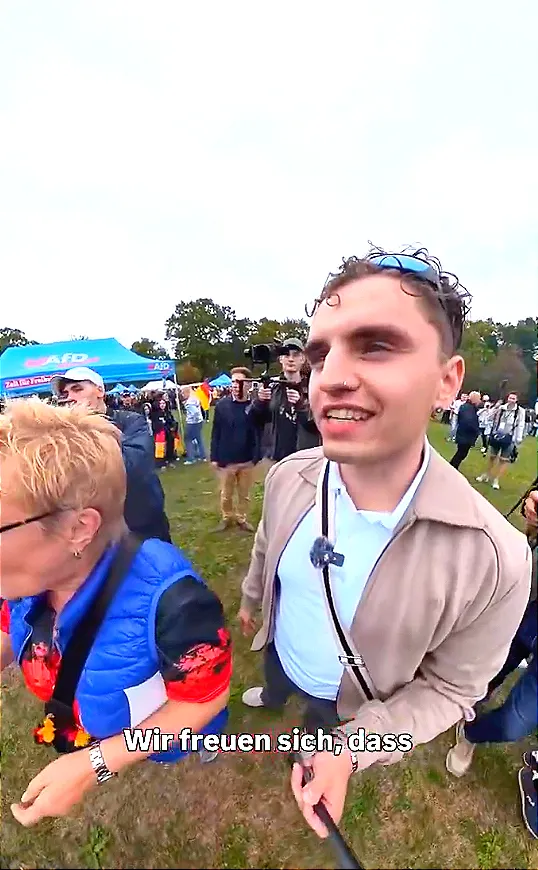 SPD-YouTuber eskaliert auf Höcke-Demo – Polizei erstattet Anzeige