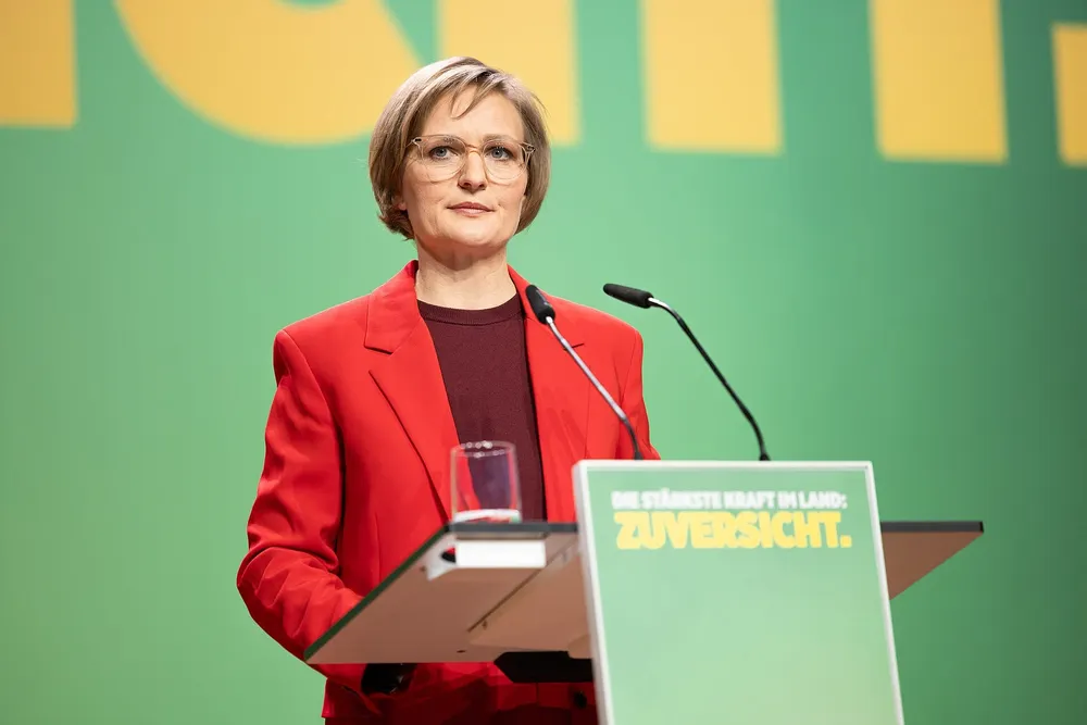 Grünen-Chefin gegen die eigene  Partei: Brantner will Rot-Rot-Grün verhindern