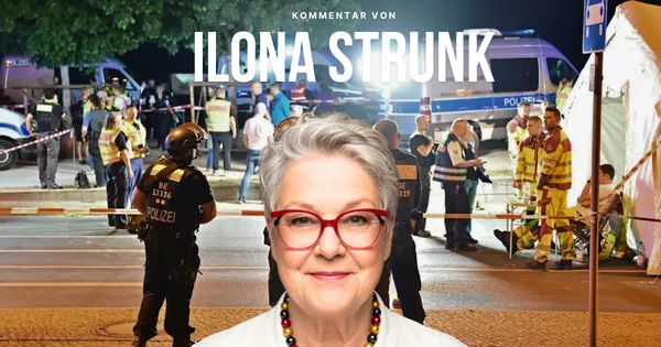 Nach jedem Anschlag immer dasselbe Schauspiel