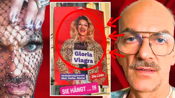 Gloria Viagra will als Frau für die Linke ins Parlament