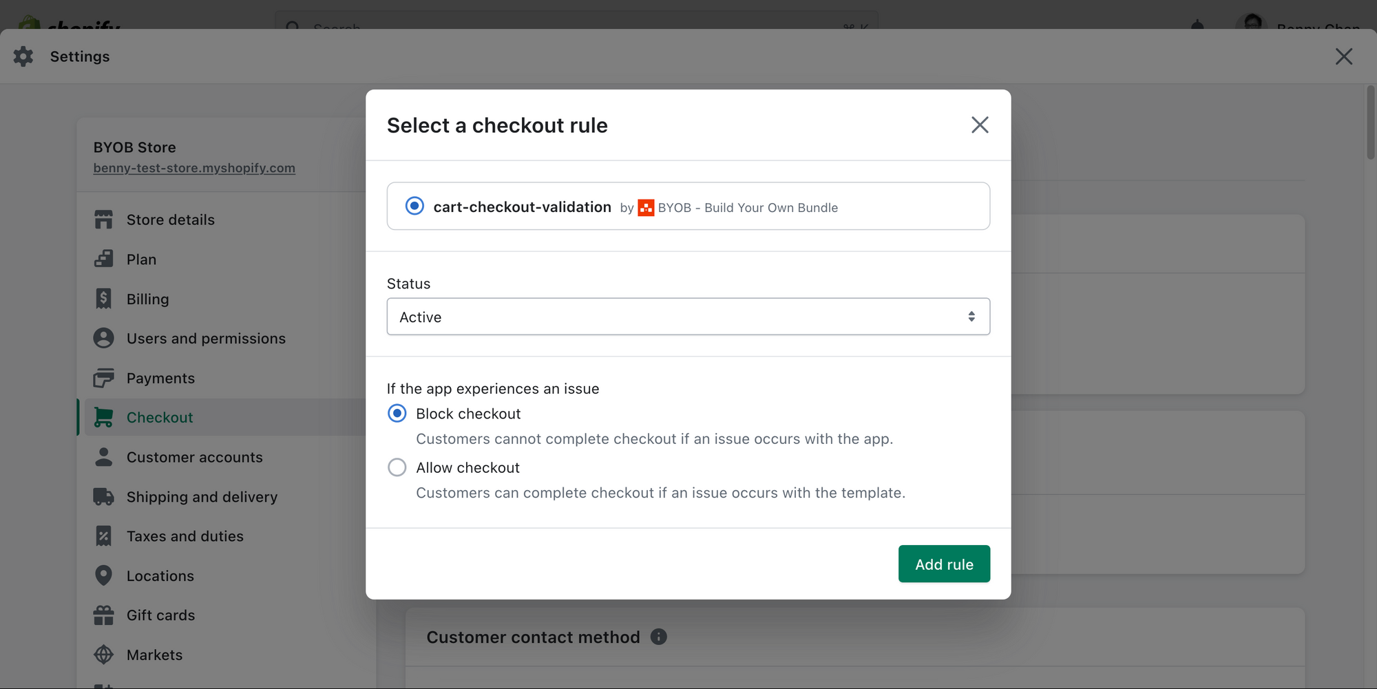 activate-cart-checkout-validation-by-BYOB