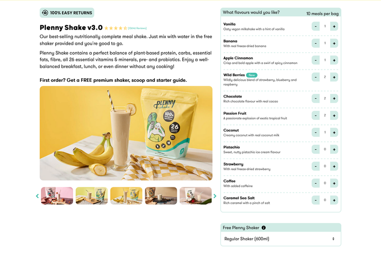 BYOB as a Product Widget