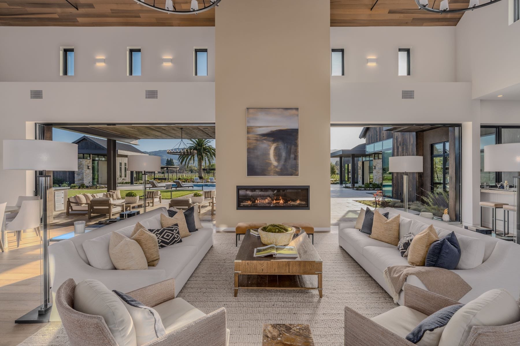 An interior of 6691 Finnell Rd, Yountville, CA - courtesy sothebysrealty.com