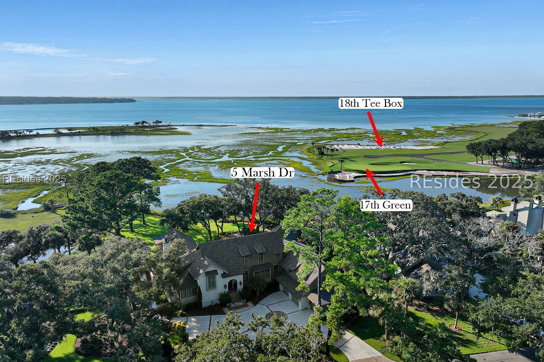 5 Marsh Drive, Hilton Head Island, SC — courtesy Sea Pines Real Estate / The Cottage Group