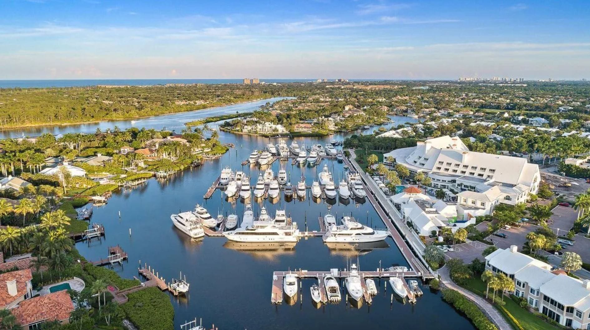 The community surrounding 193 Spyglass Court, Jupiter, FL – courtesy Waterfront Properties & Club Communities