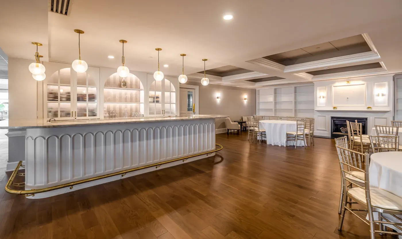 Renovated signature bar and lounge at Beechmont Country Club