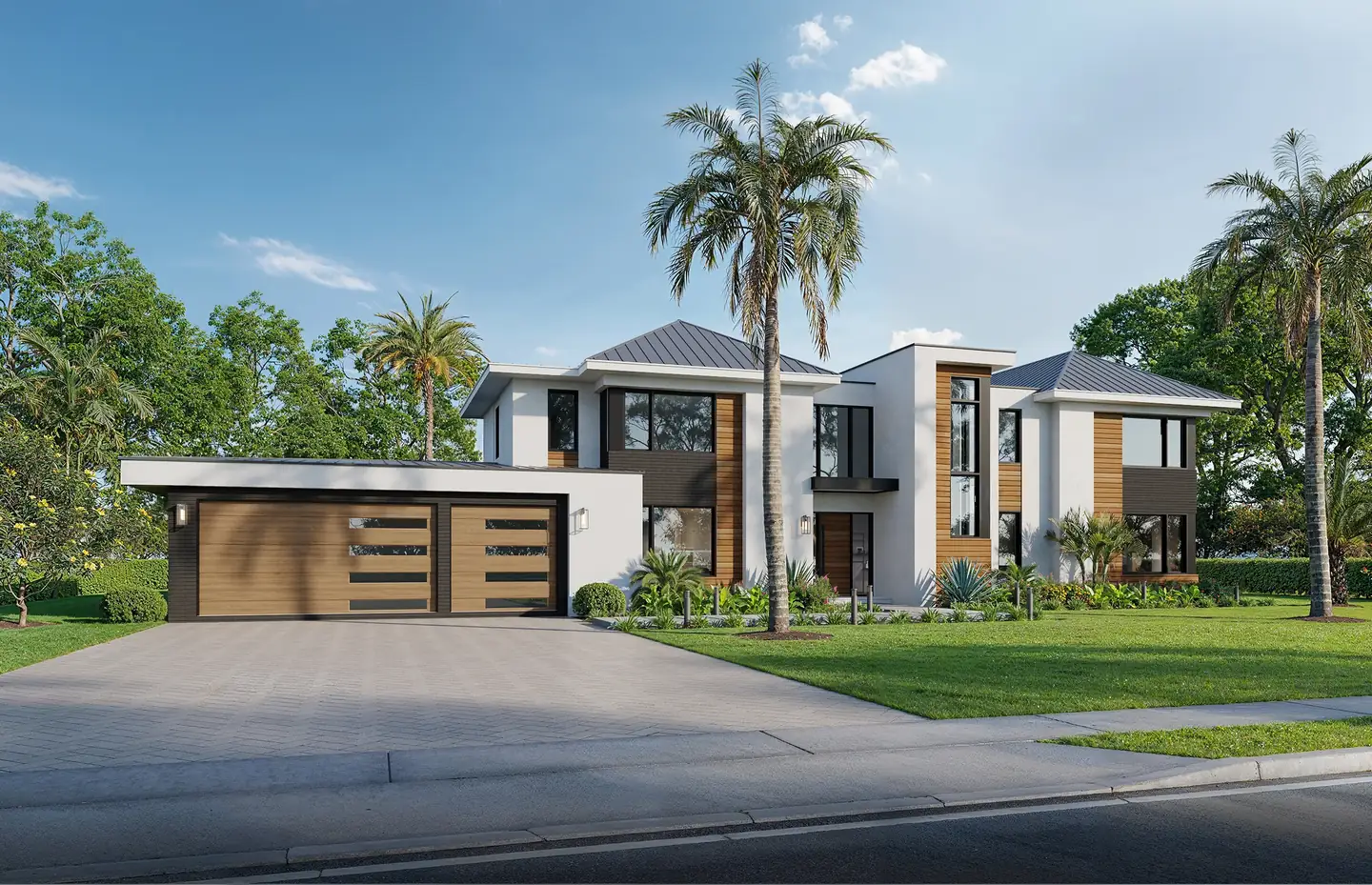 Rendering of a Farrell Estates home in Wellington, Florida