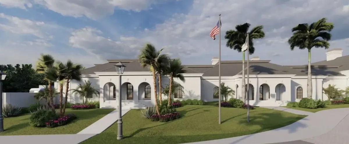 Rendering of Audubon Country Club clubhouse in Naples, Florida