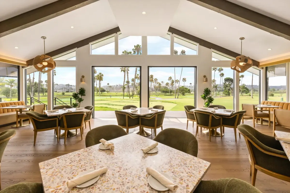 Gather California Kitchen at La Valle Coastal Club in Rancho Santa Fe, California