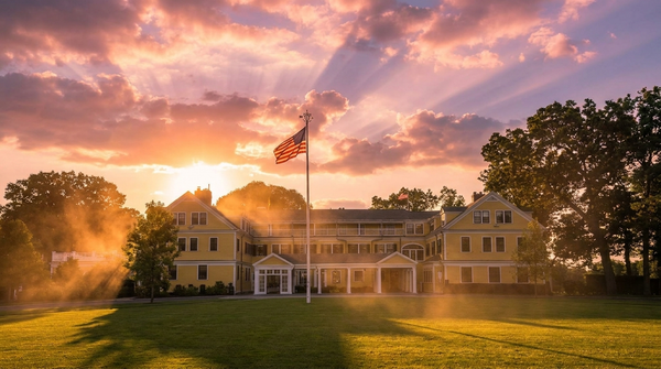 The Country Club's clubhouse