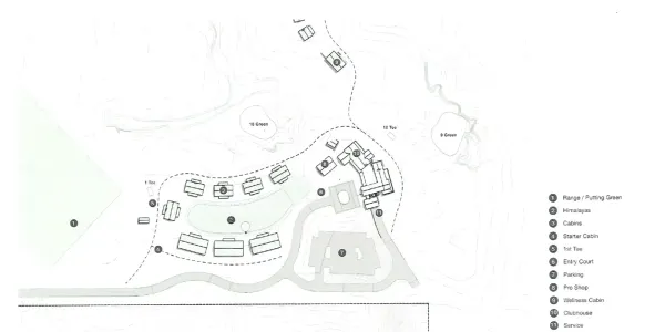 Frontier Club clubhouse and cottage plan, Lodi Township, Michigan