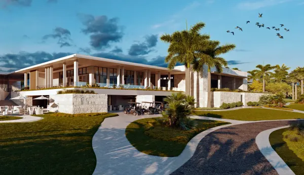 Panther National clubhouse rendering, Palm Beach Gardens, Florida