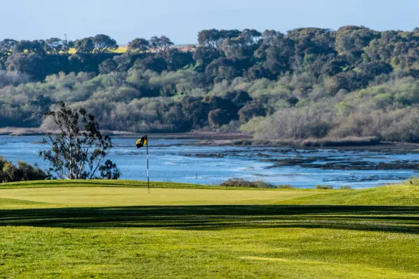 Golf green at Pajaro Valley Golf Club in North Monterey County, California
