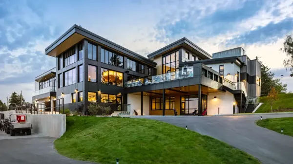 The Winston Golf Club clubhouse in Calgary, Alberta