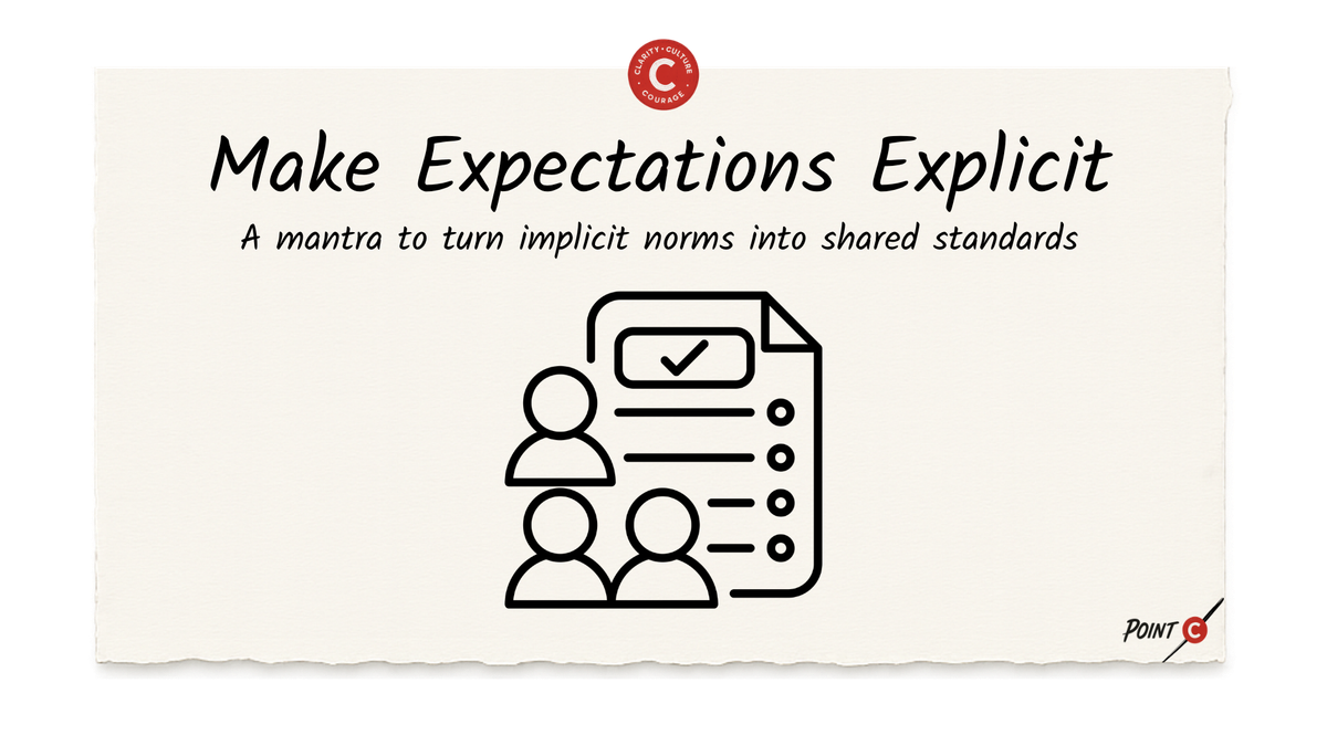 Make Expectations Explicit
