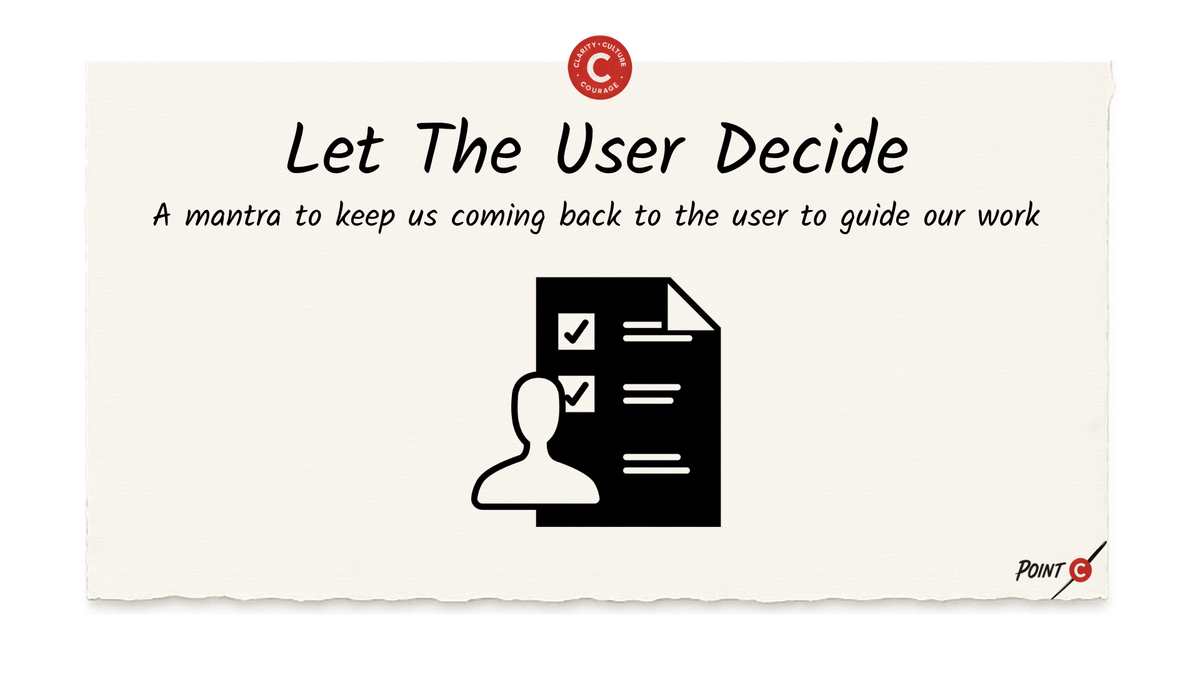 Let The User Decide