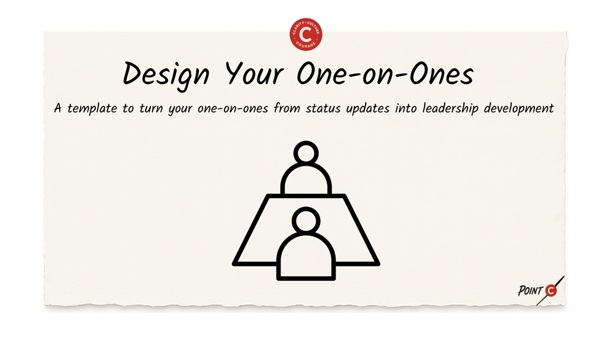 Design Your One-on-Ones