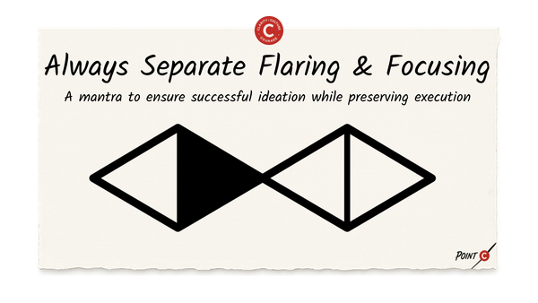 Always Separate Flaring And Focusing
