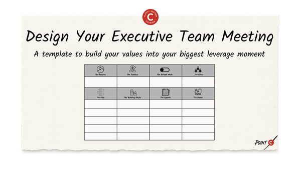 Design Your Executive Team Meeting