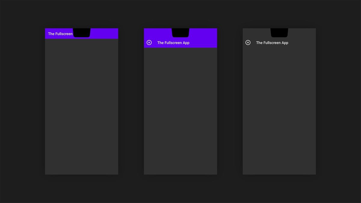 Android Material Component: Toolbar vs DisplayCutout