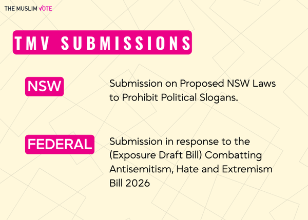 Why The Muslim Vote Made Submissions on the NSW and Federal Hate Laws.