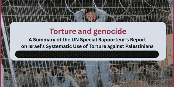UN report finds Israel using torture as genocide — Australia’s silence is complicity