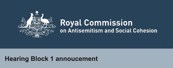 The Royal Commission’s First Hearing Block 4-15 May