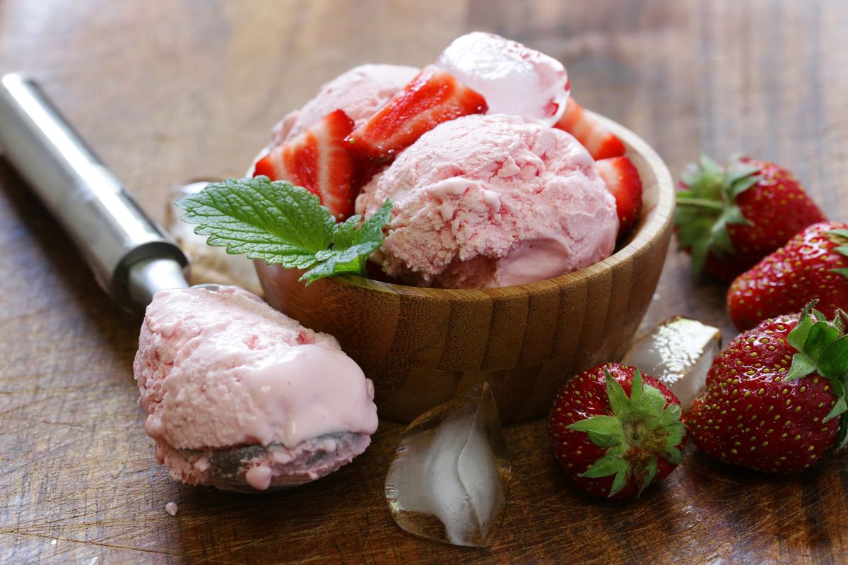 Vegan Showgirl Swirl Ice Cream: Taylor Swift Inspired